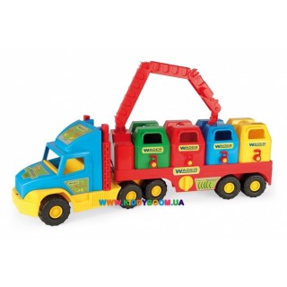 Детская игрушечная машина мусоровоз Super Truck Wader 36530